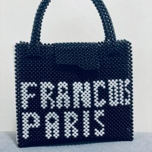 Olive Beaded Luxe Handbag