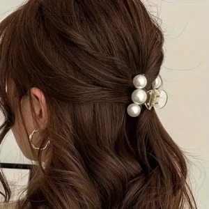 Elegant Beaded Hair Clip for Women
