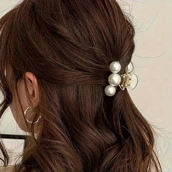 Elegant Beaded Hair Clip for Women