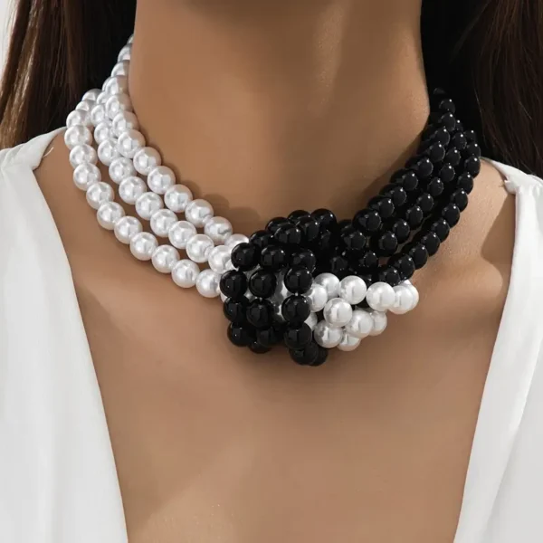 Bead Choker Necklace for Women - Image 2