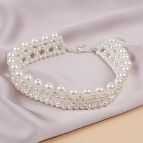 Creative Exquisite Handwoven Faux Pearl - Image 3