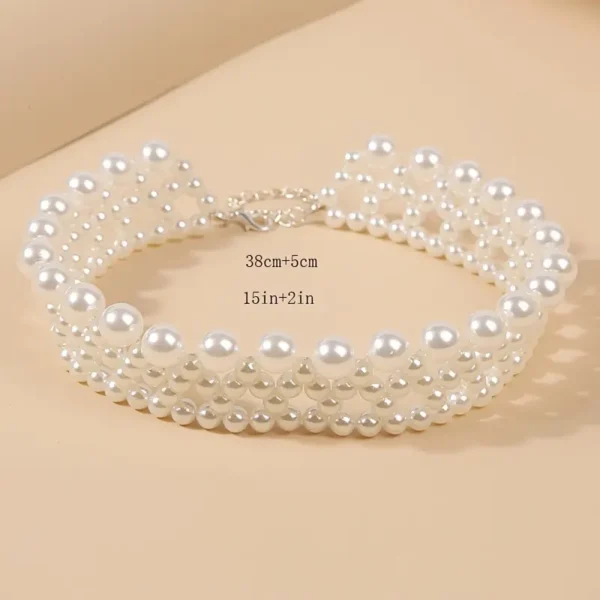 Creative Exquisite Handwoven Faux Pearl - Image 4