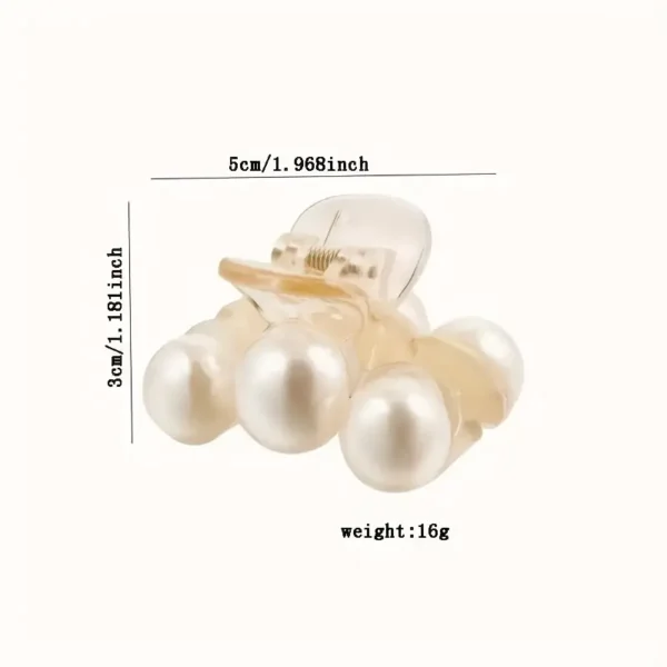 Elegant Beaded Hair Clip for Women - Image 5